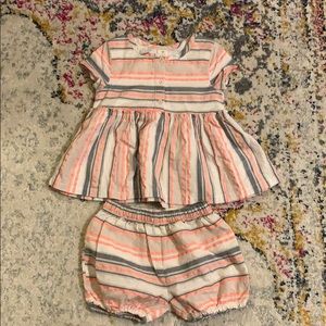 Tucker + Tate 2 piece outfit baby girl 12m